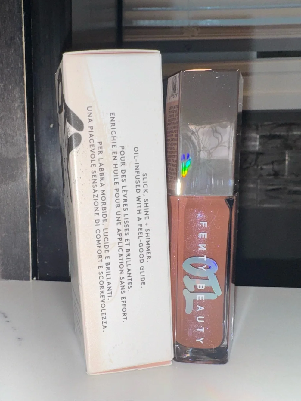 Fenty Beauty Gloss Bomb Oil Luminizing Lip Oil ’N Gloss - Rose Amber